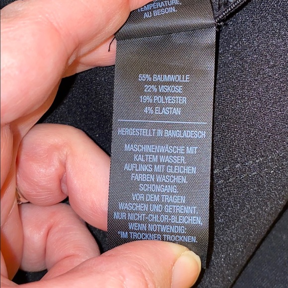 πππPETER NYGARD. WIDE BAND. CAPRIS.LUXE DENIM.STRETCH - Picture 8 of 9